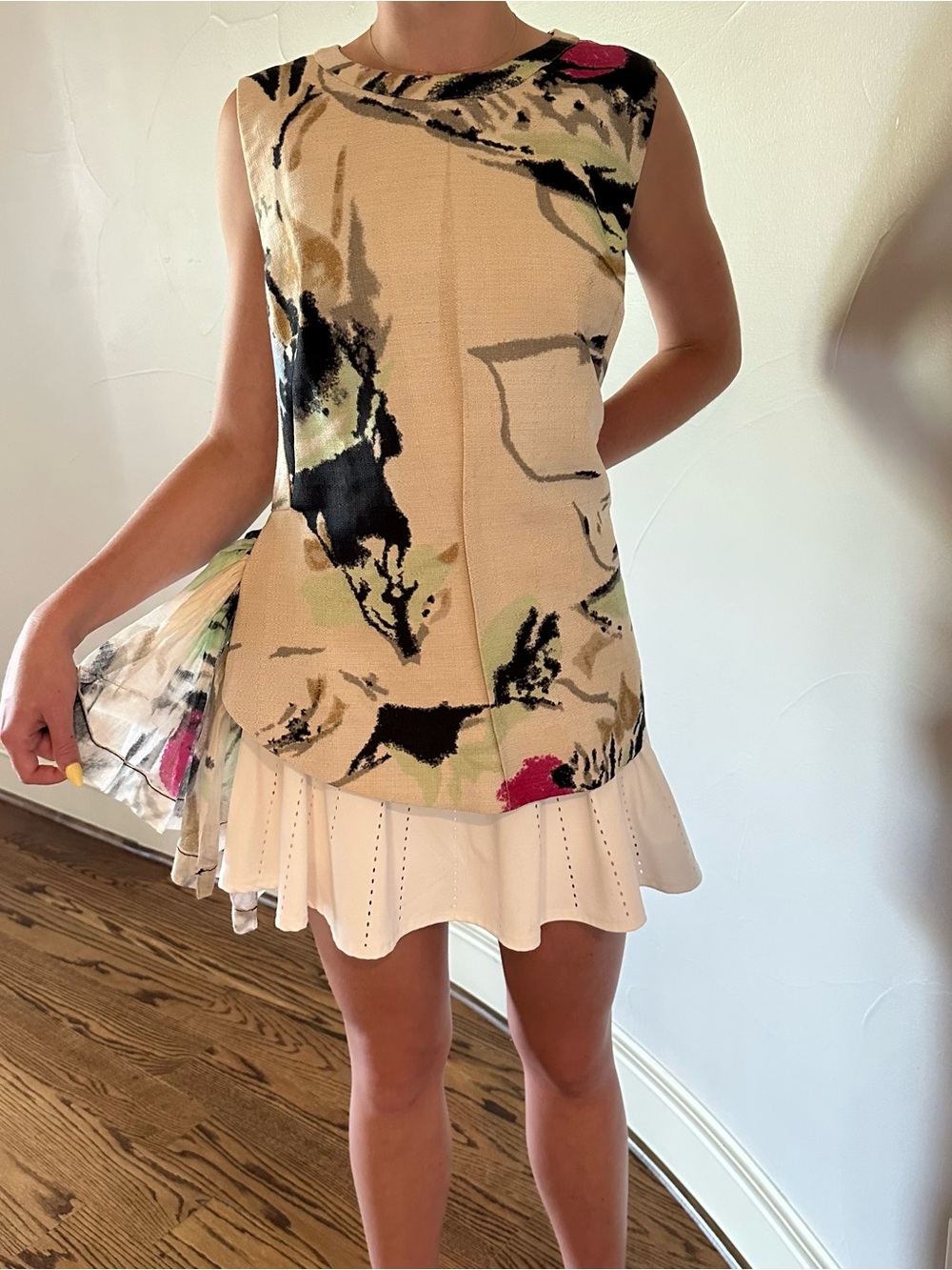 MARNI Side Ruffle Sleeveless Top🌸
